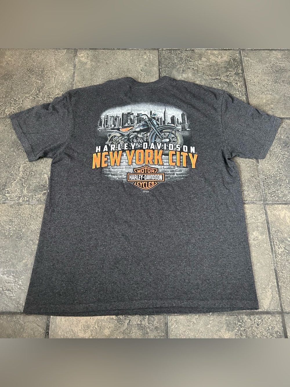 Harley Davidson Motorcycles New York City Shirt Size XL 2012